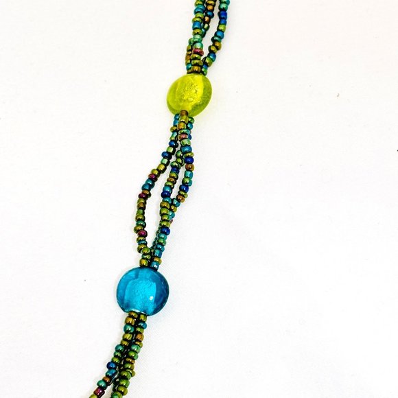 Art Glass One of a Kind Artisan Necklace - Picture 3 of 8